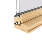 Frame with internal sill groove