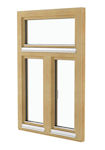 Inward Opening Tilt and Turn Timber Window Outside View
