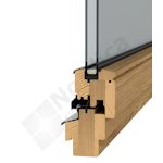 Flexible: our tilt & turn profile can also be used for balcony doors