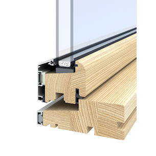 Aluminium Clad Outward Opening Timber Window